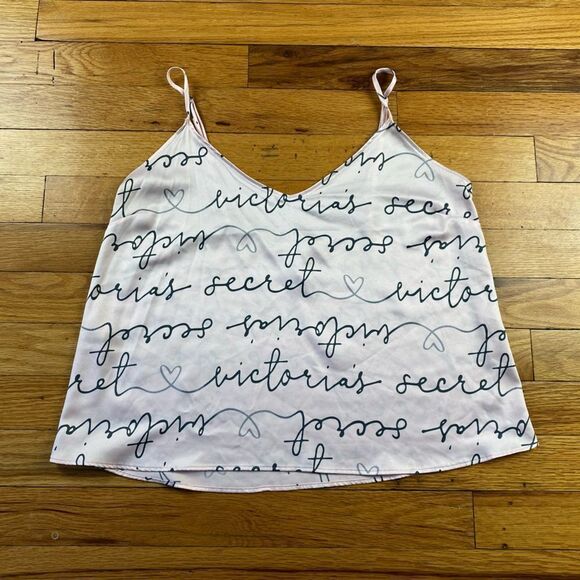 🪦 Victorias Secret Silky Top Size SP Light Pink - Picture 2 of 7